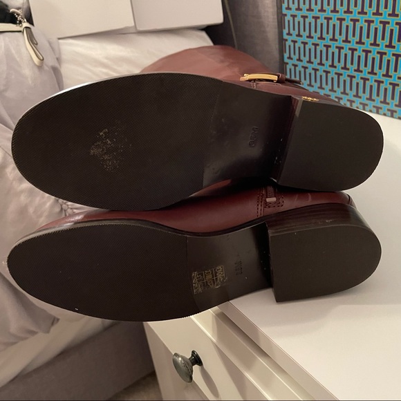 Tory Burch  Brown Riding Boots- Brooke 25 MM Knee-Size 6.5 Color-Perfect Brown - Picture 4 of 12